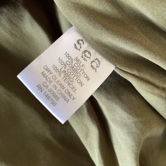 Sea New York Sz XS Baja Lace Military Jacket Army Green - Picture 8 of 14